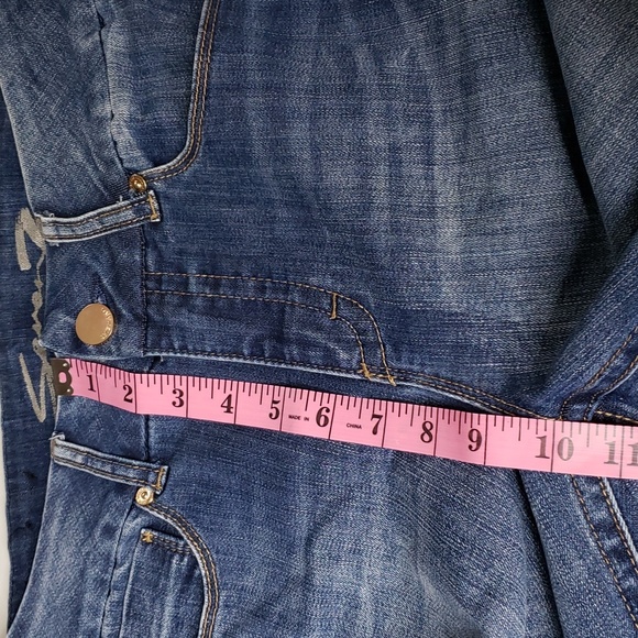 Seven7 Womens Tummyless Skinny Stretch High Rise Jeans Size 10 Comfort Dark Wash - Picture 11 of 16